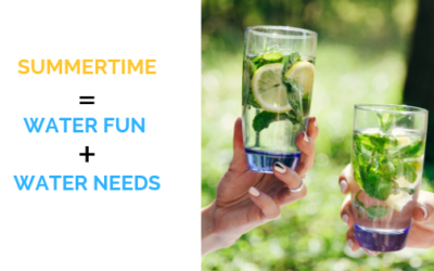 Summertime = Water Fun + Water Needs